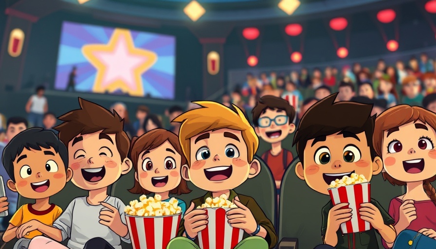 AI-powered creativity in cinematic transformations with animated moviegoers