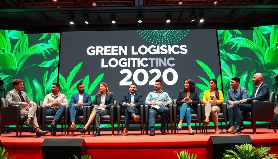 Young professionals panel at green logistics event.