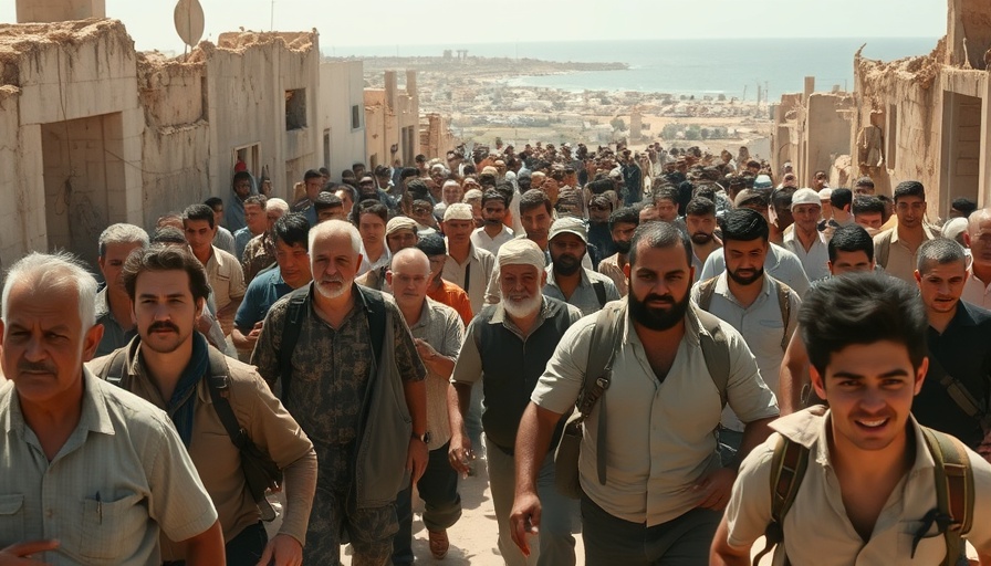 Gaza City ceasefire families return amid ruins near the sea.