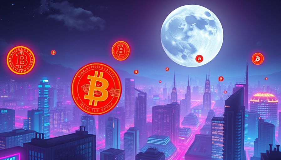 BNB outperforms BTC and ETH in a futuristic cityscape.