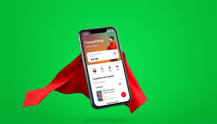 Gozem Money Mobile Financial Services app on a superhero-themed smartphone.