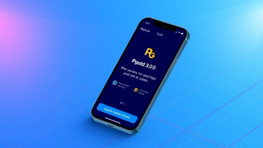 Pgold 3.0 launch on November 28 promotional graphic.