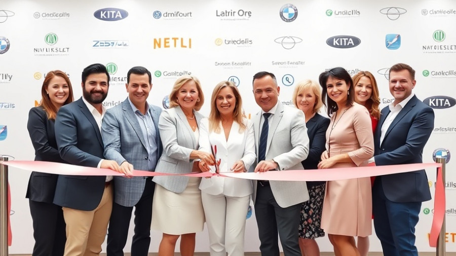 Inauguration ribbon-cutting at logistics hub in Qatar ceremony.