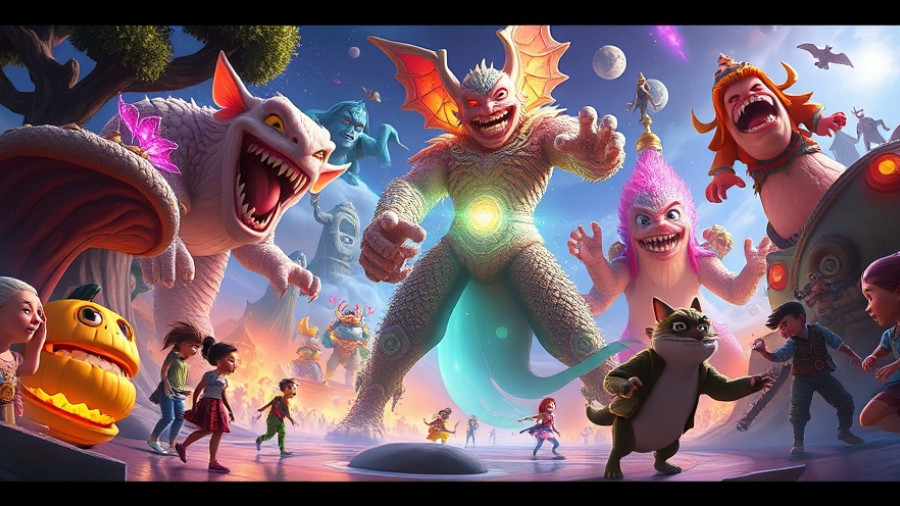 AI-powered creativity and cinematic transformations in vivid fantasy scenes.