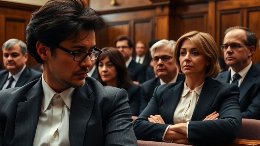 Nnamdi Kanu trial courtroom scene with legal team