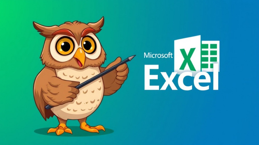 VBA events in Excel Q&A with owl illustration.