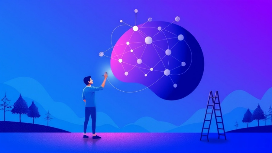 Abstract illustration representing Open Science in Africa, network connections.