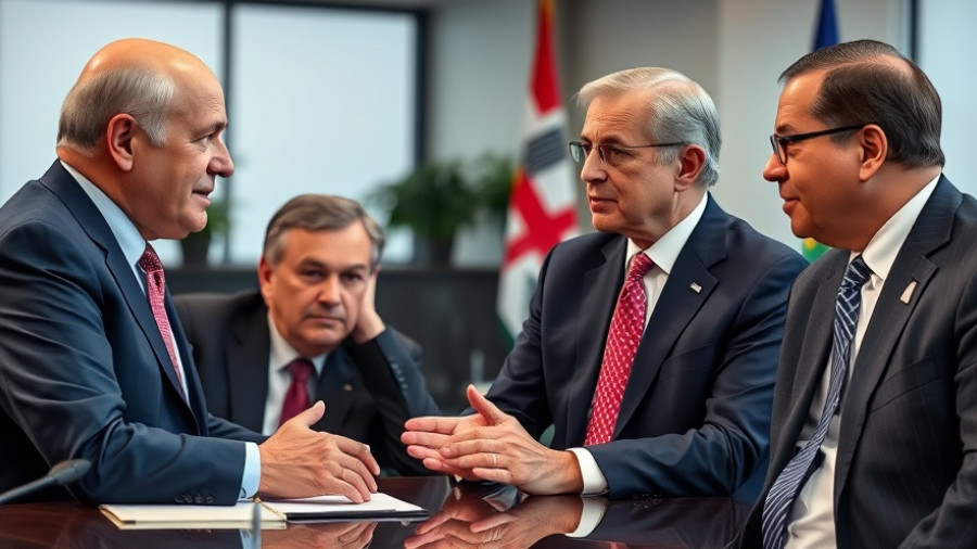 Leaders in discussion about Gaza peacekeeping efforts