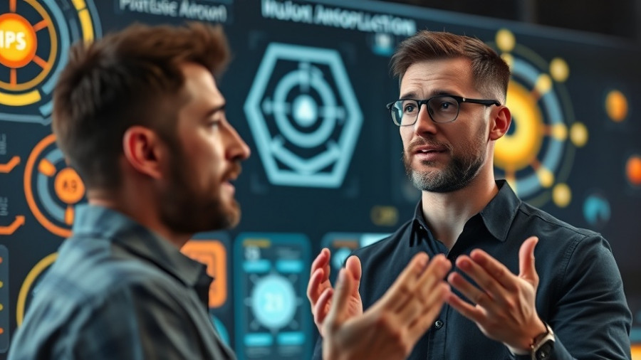 Speaker explains BYOD and Shadow AI in cybersecurity, highlighting risks.