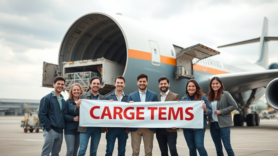 Royal Air Maroc Cargo team at Brussels Airport celebrating operations