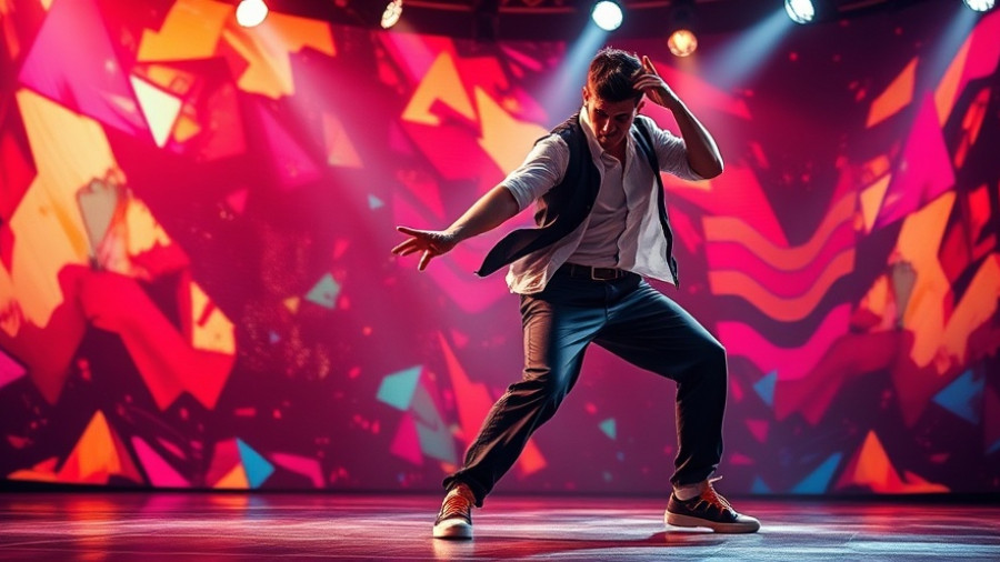 Energetic stage performance with vibrant colors, AI Shapes Local Storytelling in Mauritius.