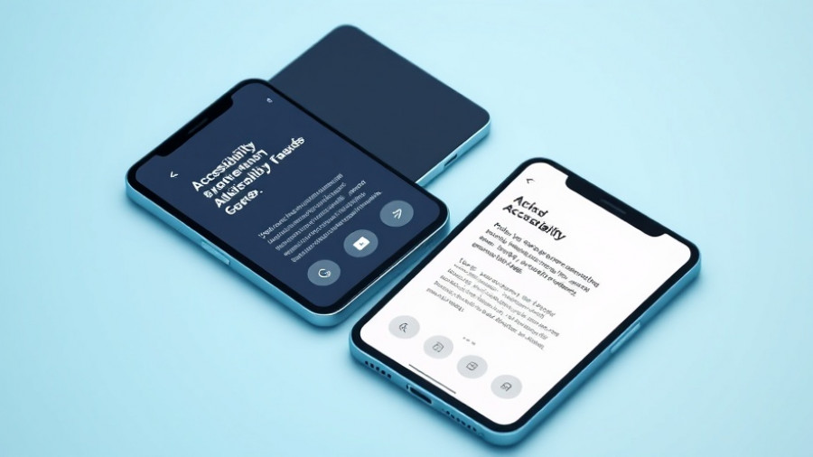 New accessibility features for kids displayed on smartphones.