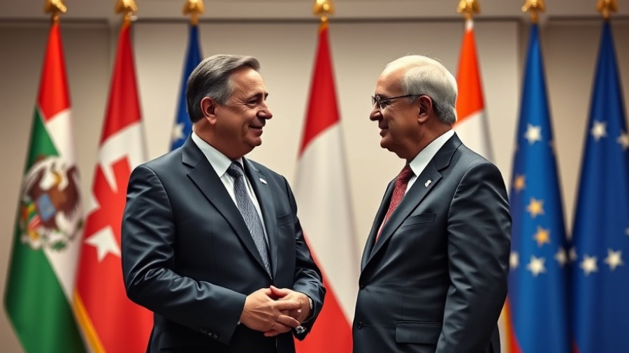 U.S.-China Trade Breakthrough represented by leaders in discussion.