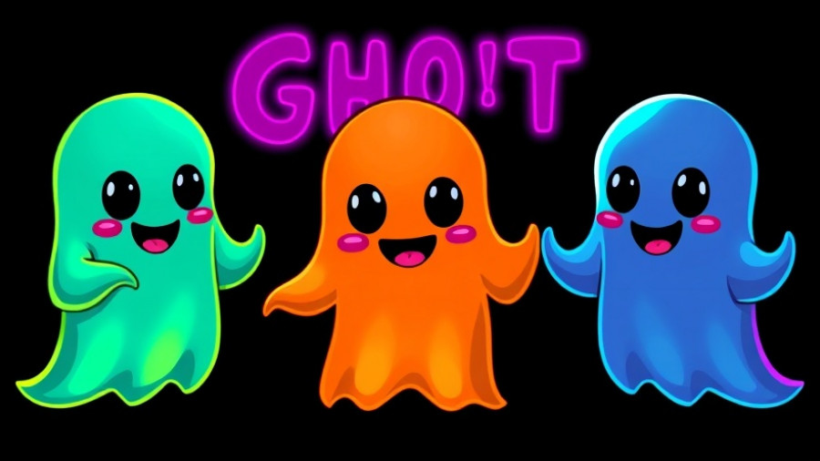 12 hours of retro gaming with PAC-MAN ghost characters in pixel art style.