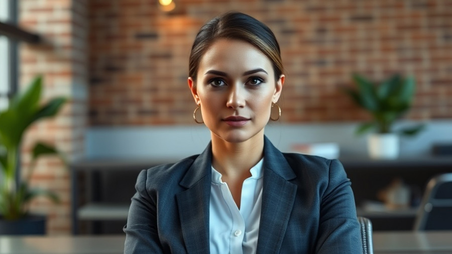 AI policy and governance for Africa: professional businesswoman in modern office.