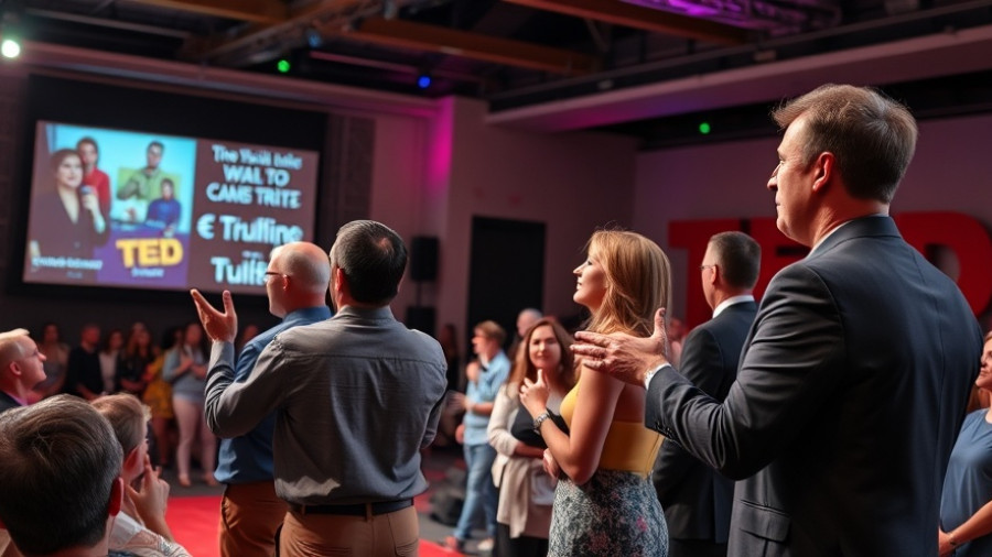 Presentation on breaking the bad boss cycle at a TED Talk.