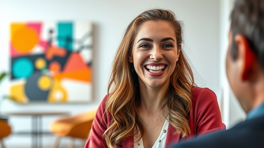 Enthusiastic woman discussing why women need to lift weights.