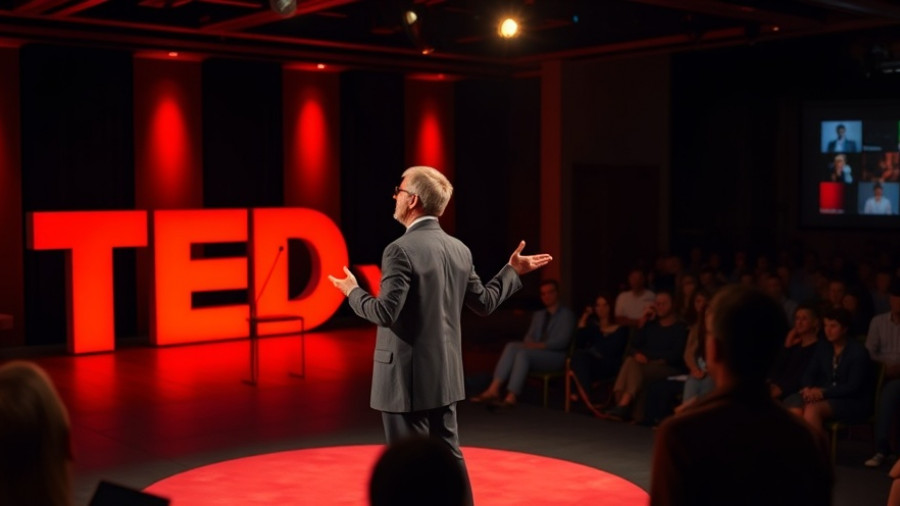 TED Talk speaker discussing how to read people in mentalism.