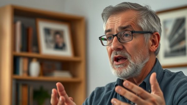 Man explaining SRE, indoor setting, for African filmmakers