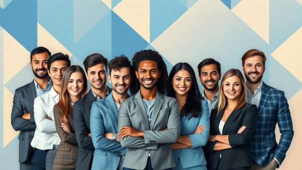 Diverse professionals posing confidently, ProDevs recruitment model in Africa.