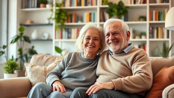 Relationship Management Insights: Elderly couple sharing a moment.