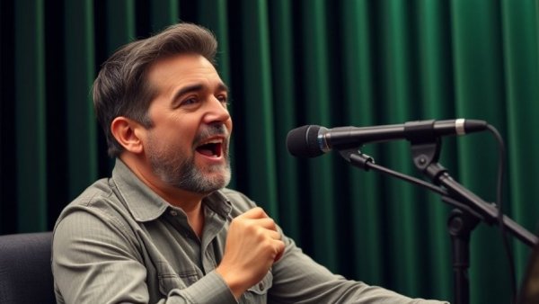 Academic discussing no-surgery brain tech on podcast.