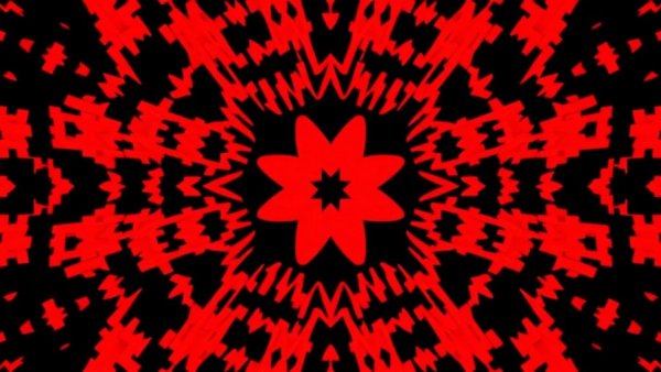 Abstract pixelated pattern in red and black representing AI-Powered WordPress Custom Blocks.
