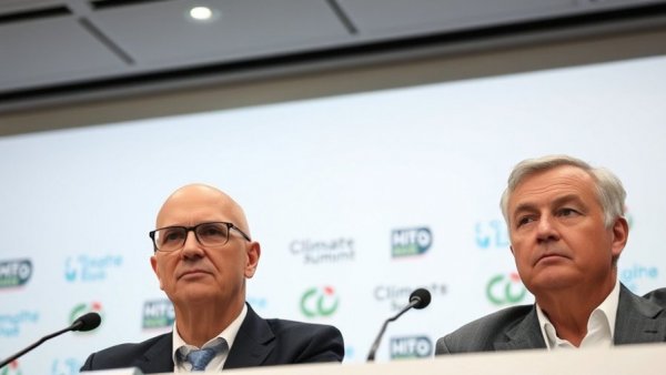 Ethiopia COP32 Climate Summit 2027: officials at podium, neutral expressions.