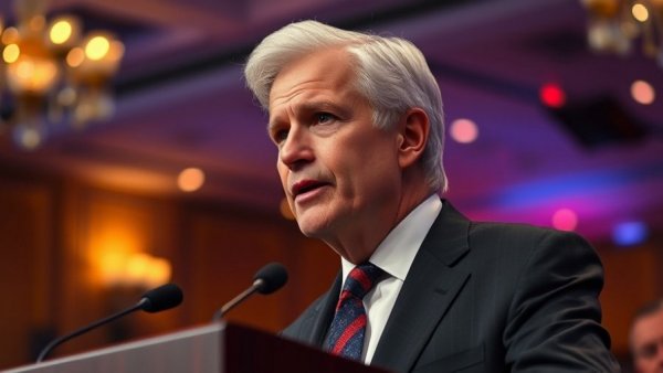 Distinguished speaker at formal event discussing GLP-1 weight loss drugs in Africa.