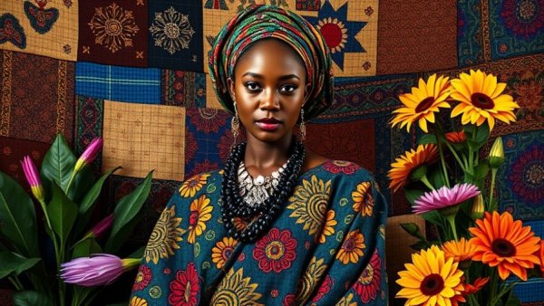 Stylish woman in African attire highlighting Kílẹ̀ńtàr intra-African trade gaps.