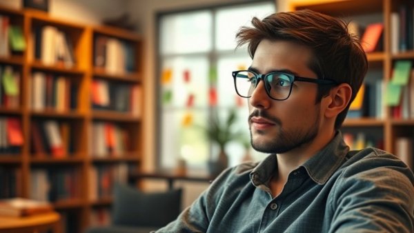 Thoughtful young man reflecting on a moment that changed my life.