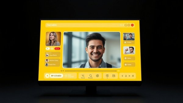 Interactive AI Studio for building apps with Gemini 3, vibrant design.
