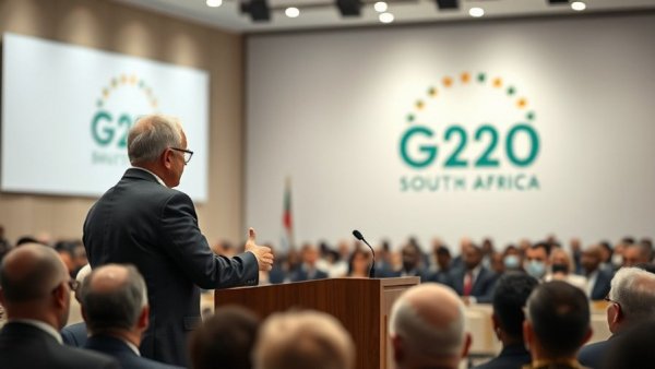 Speaker at G20 summit in South Africa 2025 addresses trade opportunities.