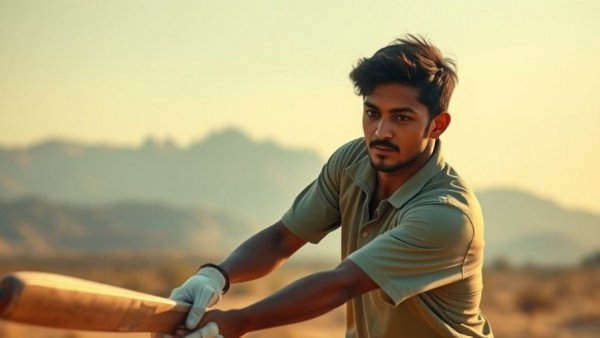 Cricket in Afghanistan with scenic mountains backdrop