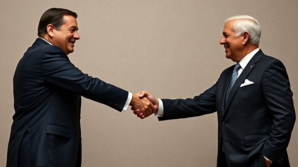 Leaders at G20 Summit Africa engaging warmly in suits.