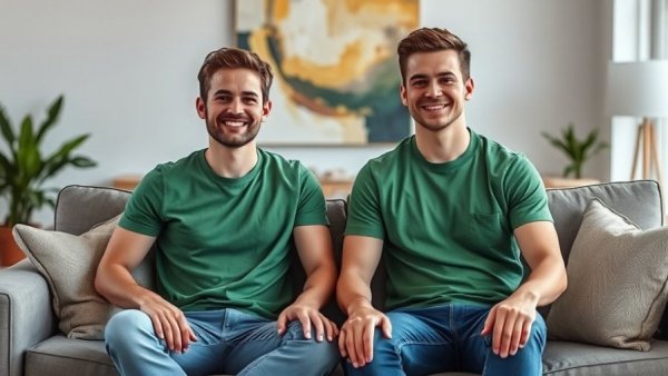 Nigerian graduates seated, smiling confidently and wearing green shirts.