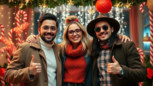 Google Presents The Naughty Lister festive promotional image