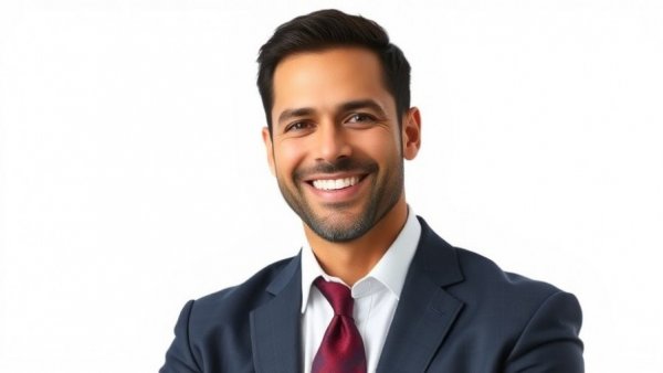 Professional leadership in Africa, confident man in formal attire.