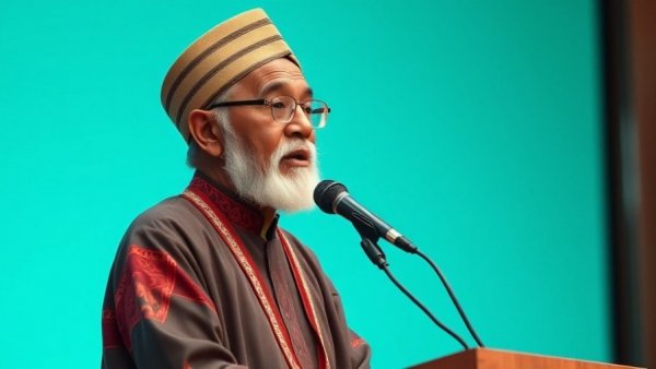 Nigeria's rising insecurity speaker addressing audience at a conference.