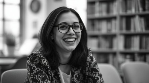 Smiling woman discussing unsupervised time for raising confident kids.