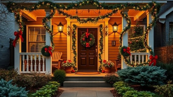 Transform your home for the holidays with a festive porch.