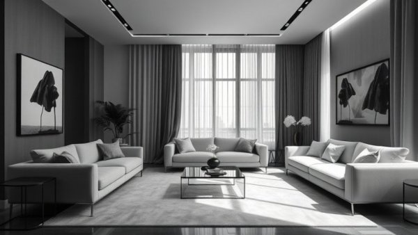 Luxurious modern living room design featuring the Color of the Year 2026.