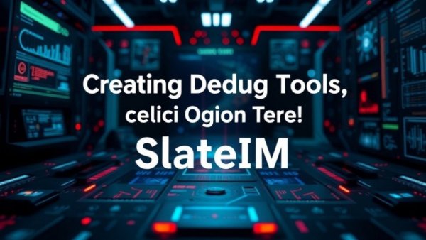 Slate IM Debugging Tools demonstration with glowing effects.