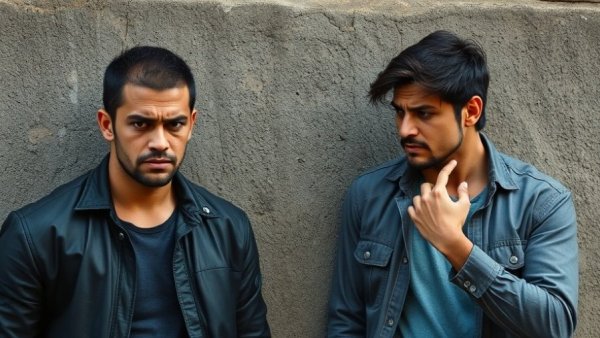 Gender-Based Violence and Masculinity, conflict captured in tense urban setting.