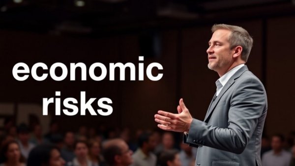 Presentation on climate change economic impact at TED Talk.