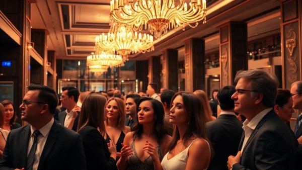 Elegant real estate event offering design insights in luxurious setting.