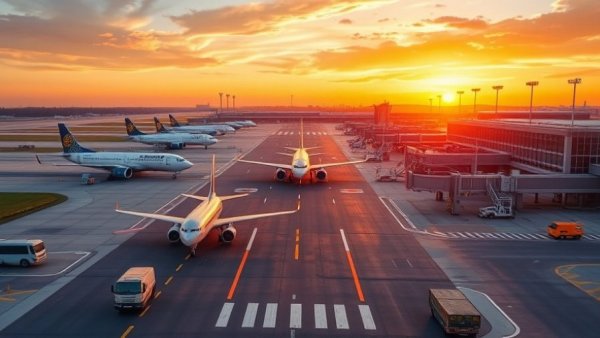 Grupo EULEN ISAGO Recertification: planes at sunset airport