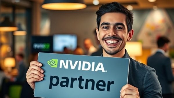 AI Africa film makers and developers showcasing NVIDIA partnership indoors.