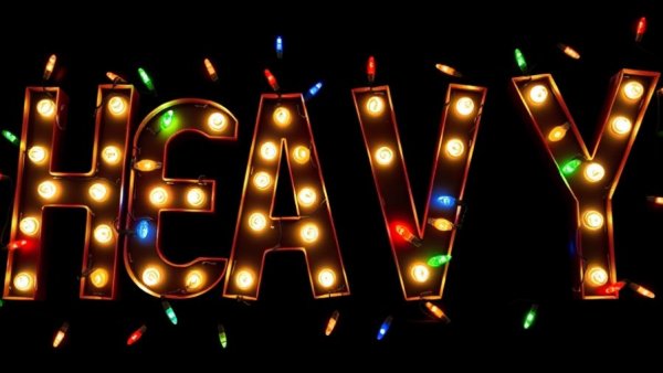 Festive logo with holiday lights showcasing AI Video Tools for Holiday Parties.