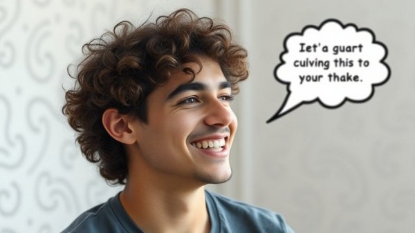 Young man discussing engineering habits that hinder creativity, indoor setting.